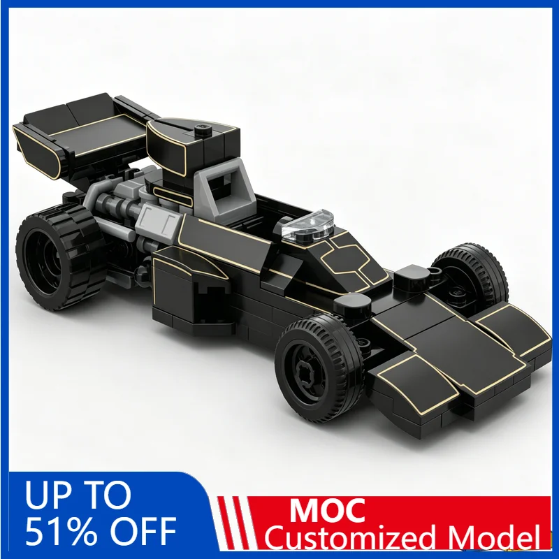 Фото Набор для сборки 169 деталей: Серия F1 Lotus 72D, конструктор DIY, развивающая игрушка, спортивный автомобиль, коллекционная модель, подарок №1