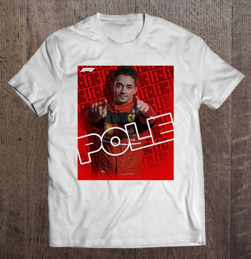 

Чарльз комлекр берет полюс в Бахрейне футболка оверсайз женская футболка мужские футболки Мужская футболка футболки для женщин