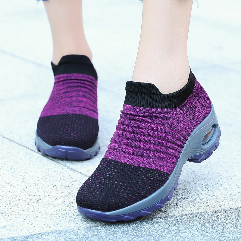 Women Breathable Casual Shoes Outdoor Light Weight Sports Walking Sneakers Tenis Feminino Footwear 10 Colors