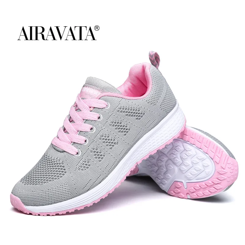 Fashion Womens Lightweight Breathable Running Sport Shoes Comfortable Mesh Sneakers