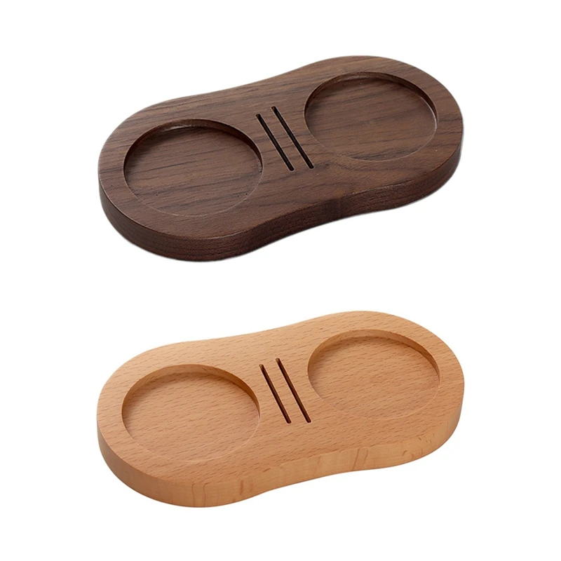 

Wood Coffee Filter Tamper Holder Wooden Espresso Tamper Mat Stand Tamper Station Wooden Base Espresso Tamper Mat