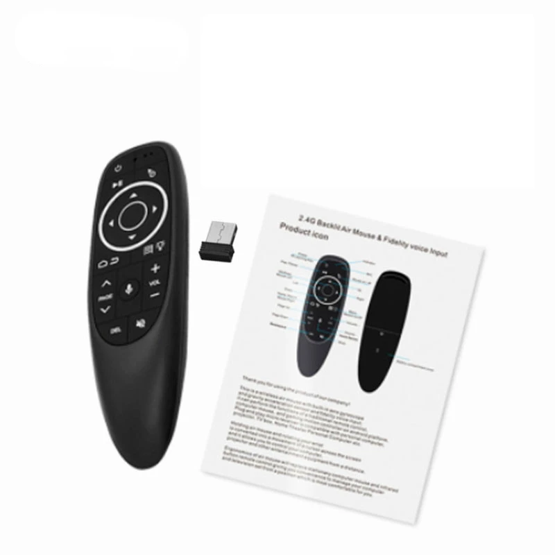 

Pro Smart Voice Remote Control for Android TV Box PC 2.4G RF Gyroscope Wireless Air Mouse IR Learning