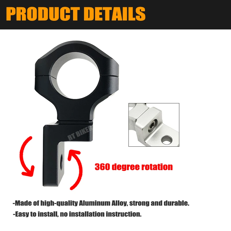 22 мм 25 аксессуары для мотоциклов светодиодный кронштейн фар крепление зажим