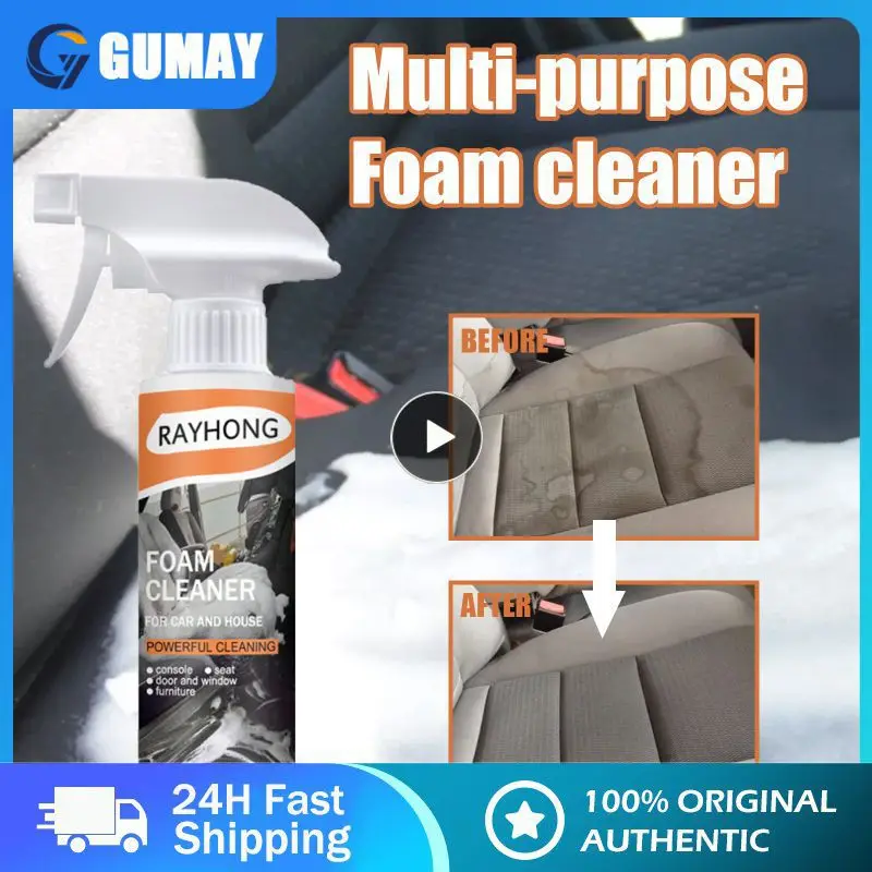 

3/5/10PCS Anti-aging Car Cleaning Agent Universal Foam Cleaner Strong Decontamination Car Interior Cleaning Ceiling Seats