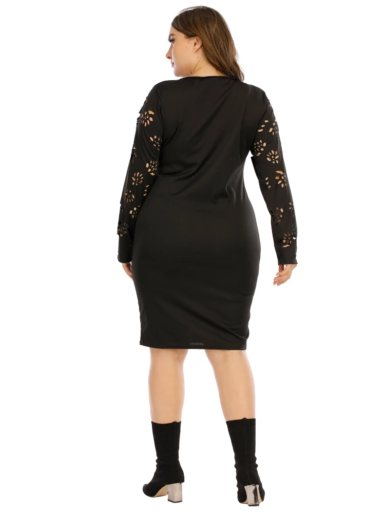 Рисунок 6 - Женское облегающее платье с цветочным принтом