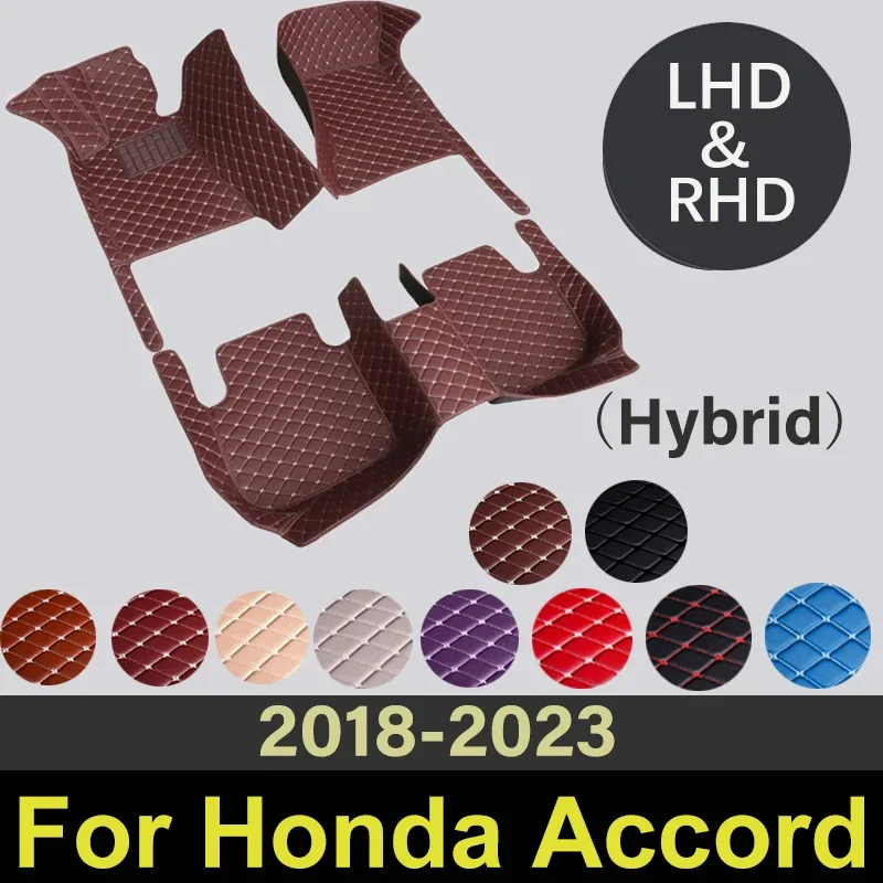 Dywaniki samochodowe do Hondy Accord (Hybrid) 2018 2019 2020 2021 2022 2023 Auto Interior Akcesoria Niestandardowe dywaniki stylizacji zwierząt