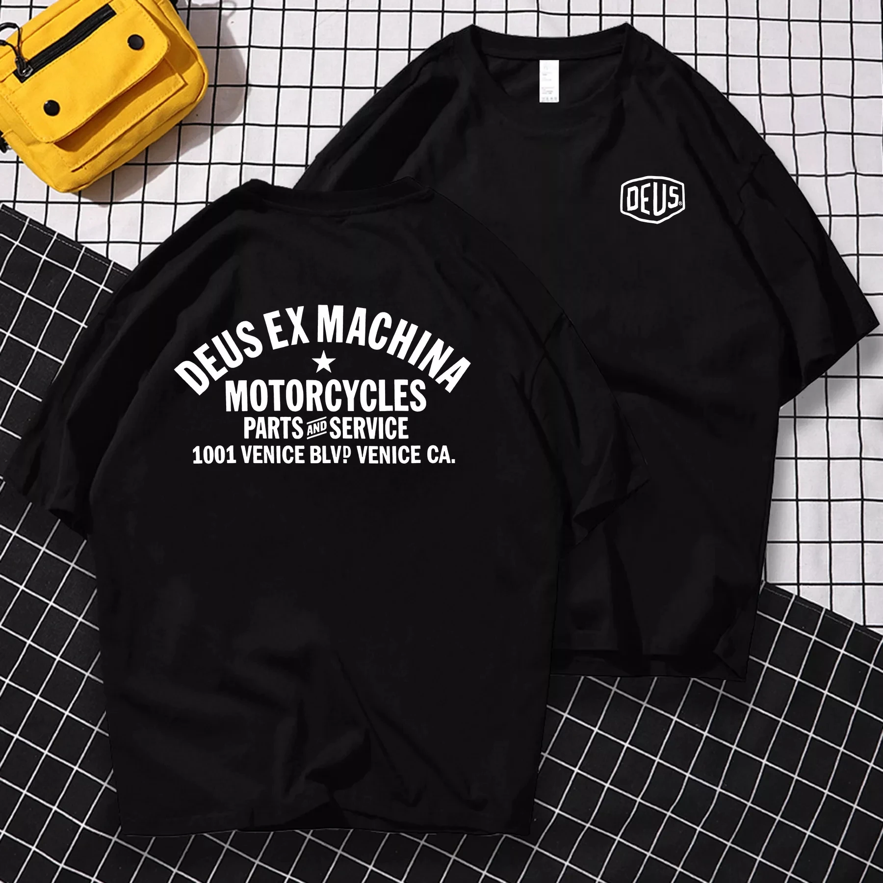 

Удивительные Горячие продажи футболки мужская футболка Повседневная оверсайз Deus-ex-machina Essential футболка для мужчин
