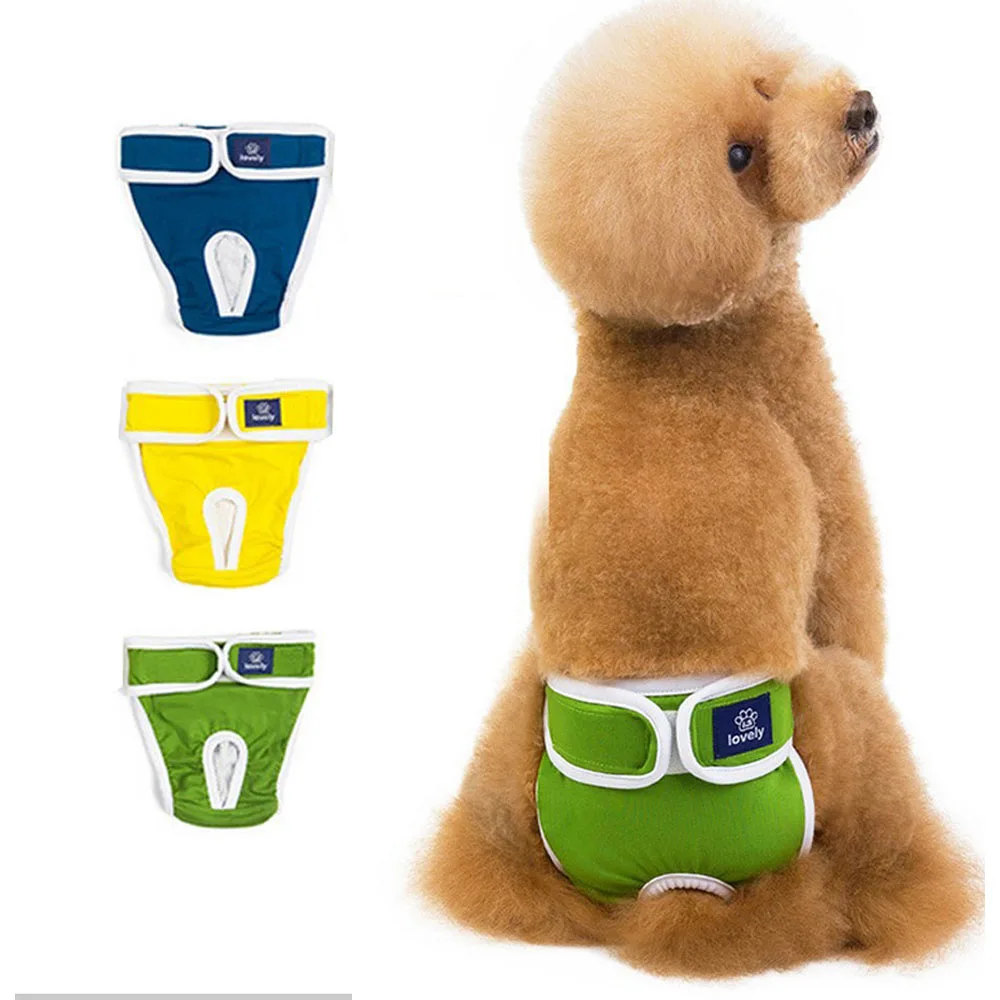 

Dog Diapers Physiological Pant Washable Doggie Diapers for Female Dog Shorts Soft Girl Dogs Pants Pet Underwear Sanitary Panties
