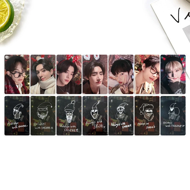 Альбом KPOP NI-KI JungWon ROMANCE UNTOLD Рождественская серия Открытки HeeSeung Jay SUNOO SungHoon