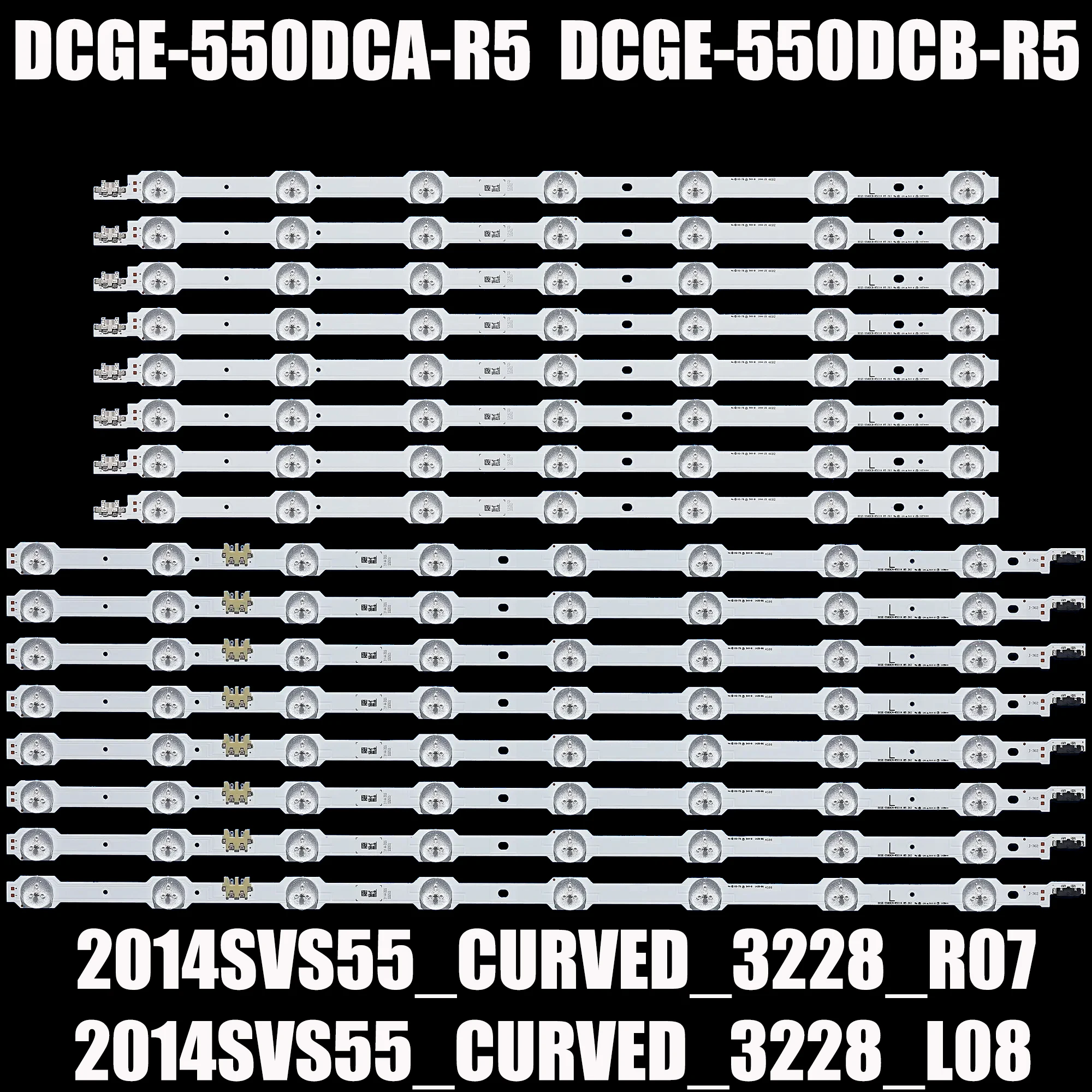 Светодиодная панель для Samsung UE55HU7100U UE55HU7200 UE55HU7100 UN55HU7250 UA55HU7200 BN96-33493A 33494A DCGE-550DCB-R5 DCGE-550DCA-R5