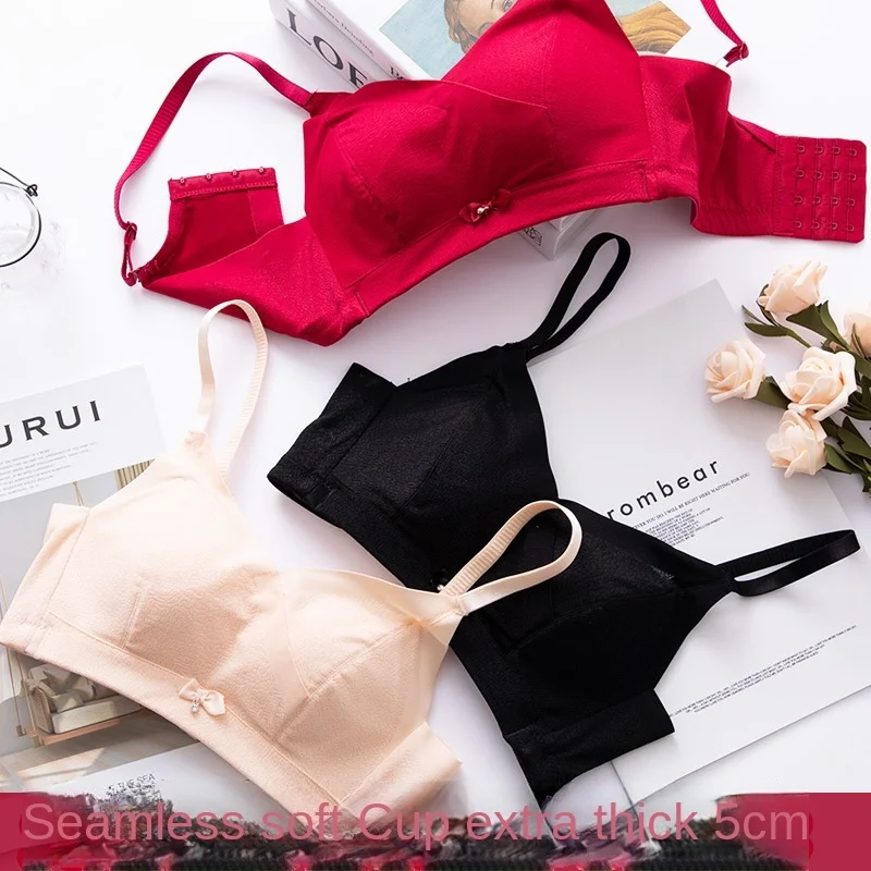 

Fangqian 3031 Super Thick 5cm Small Chest Underwear Mm No Steel Ring Super Spotlight Face Sexy Women's Bra