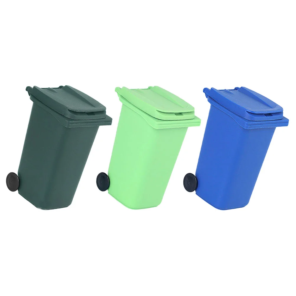 

3 Pcs Desktop Trash Can Desk Garbage Can Desktop Storage Holder Household Tabletop Trash Can Plastic Trash Can For Home