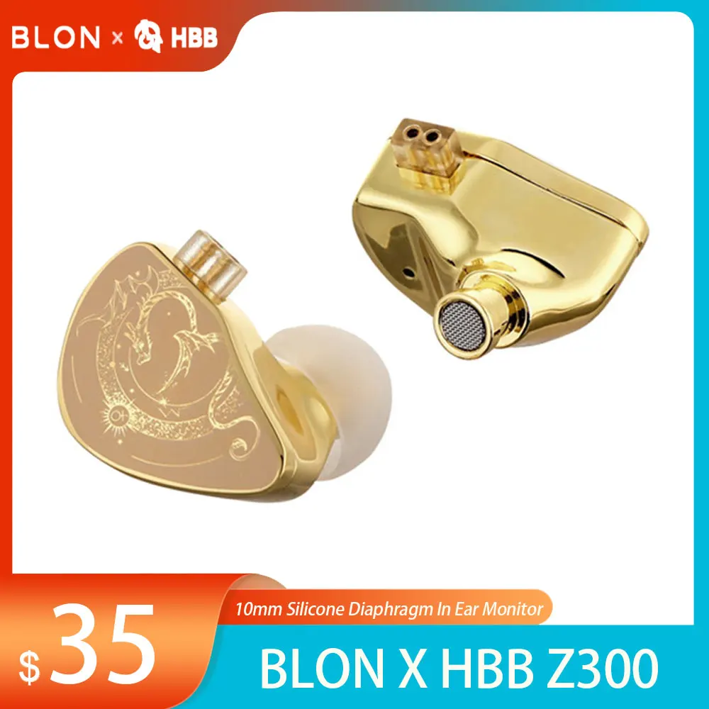 

Проводные наушники-вкладыши Blon X Hbb Z300, Hi-Fi наушники Iems, мониторы 10 мм, силиконовая диафрагма для музыкантов, аудиофилов со съемным кабелем