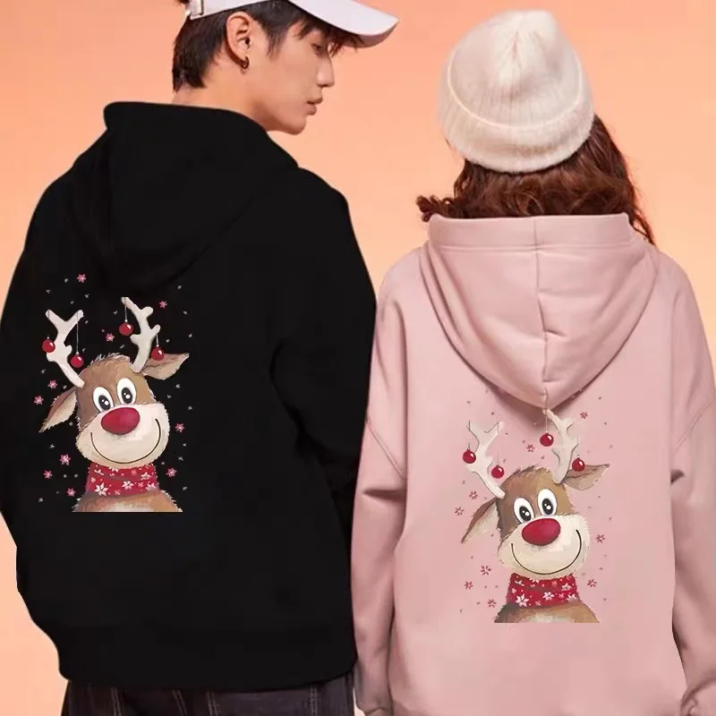 

2022 Christmas Hoodie Men's and Homen's Long Sleeve Shirts Anime Santa Sweatshirt Y2K Clothes Oversized Hip Hop Cotton Hoodies