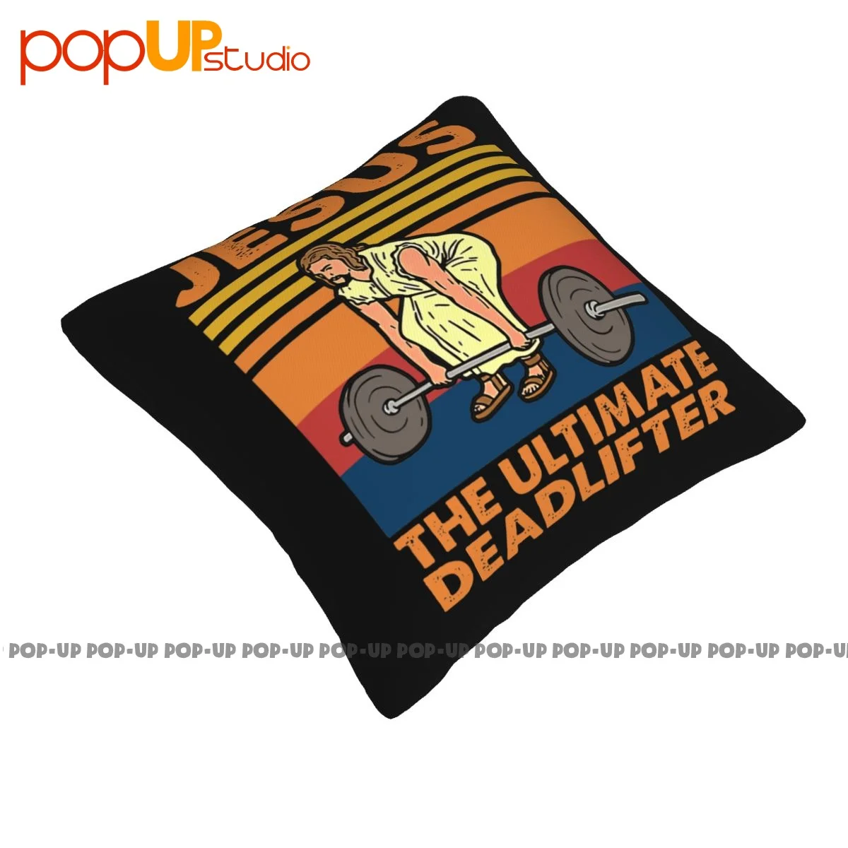 Роскошная христианская наволочка с Иисусом The Ultimate Deadlifter для тренажерного зала