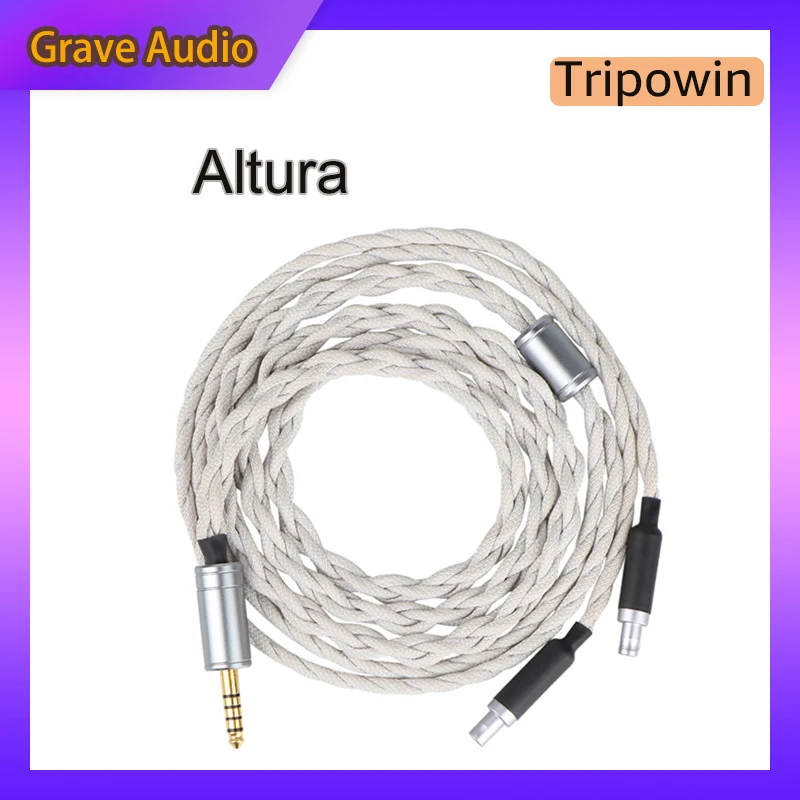 Tripowin Altura 26AWG монокристаллический медный посеребренный кабель для обновления