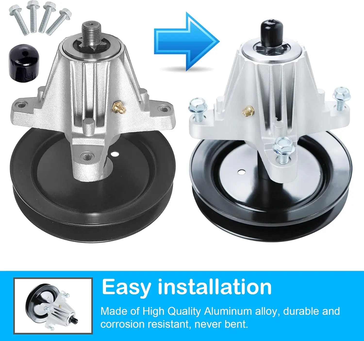 2 шт. 918-04822 шпиндель в сборе совместимый с 42-дюймовыми терками Cub Кадет/MTD/Troy-Bilt