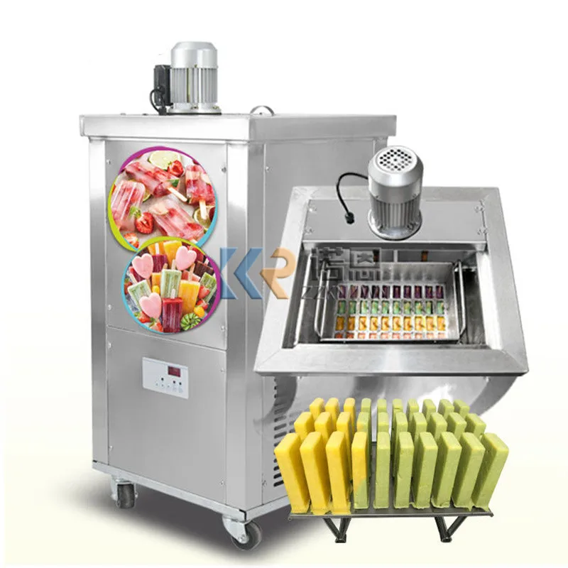 

Single Mold Popsicle Making Machine Ice Lolly Lollipop Maker Stick Ice Cream Molding Machines Automatic Pop Freezing Machinery