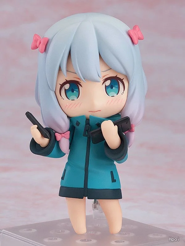 

100% оригинал: Eromanga Sensei Sagiri Izumi Q version фигура из ПВХ фигура аниме модели игрушки Фигурки Коллекция кукол подарок