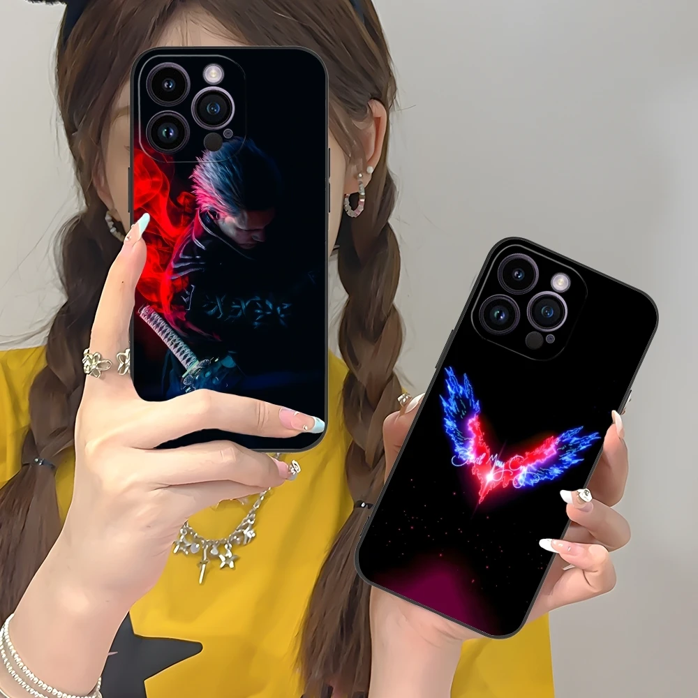 Цветной Чехол для мобильного телефона DMC verгил с рисунком iPhone 16 15 14 13 12 11 X XR XS 8 7 Pro Max