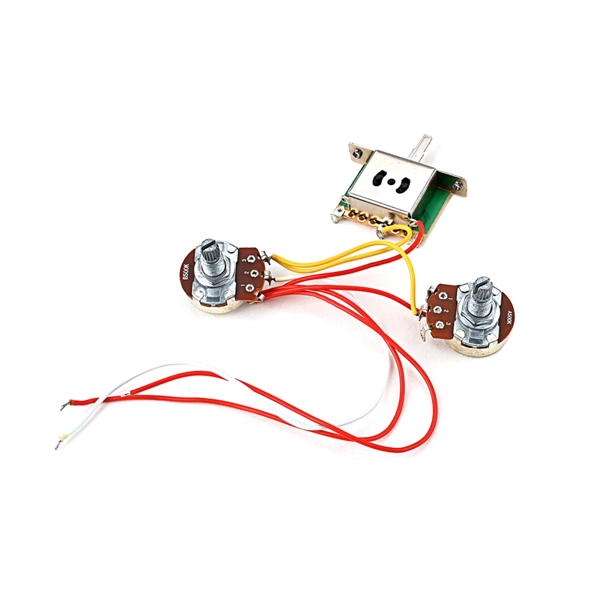 Жгут проводов для гитары с переключателем цветов громкости 1T1V A500K B500K
