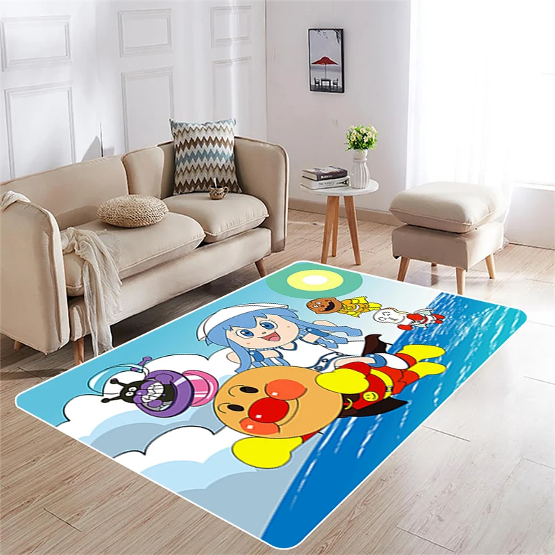 

Cute Anpanman Door Mat Entrance Prayer Rug Mats Room Doormat Floor Home Balcony Bath Kitchen Living Rugs Children Table Carpet