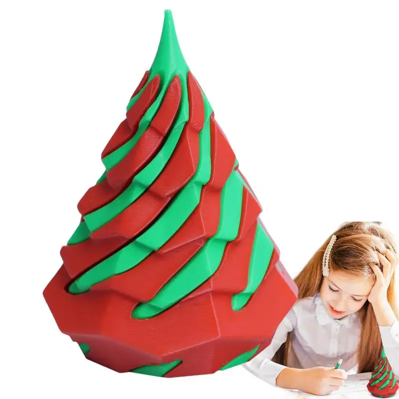 Искусственный конус игрушка-спиральный игрушка-непоседа красный зеленый