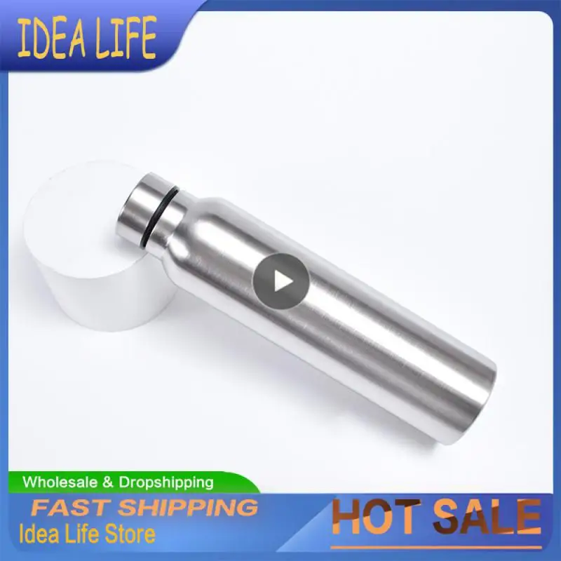 Hiking Stainless Steel Water Cup Leak-proof Easy To Carry Sports Water Bottle Reliable Light Weight Single-layer Water Cup