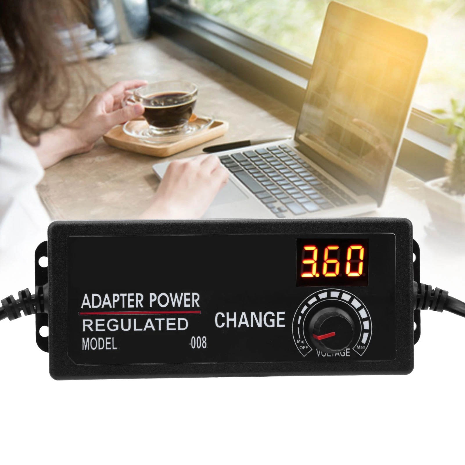 3 ‑ 24v3a Регулируемый регулируемый адаптер 72W DC регулятор мощности AC110 ~ 240VEU Plug
