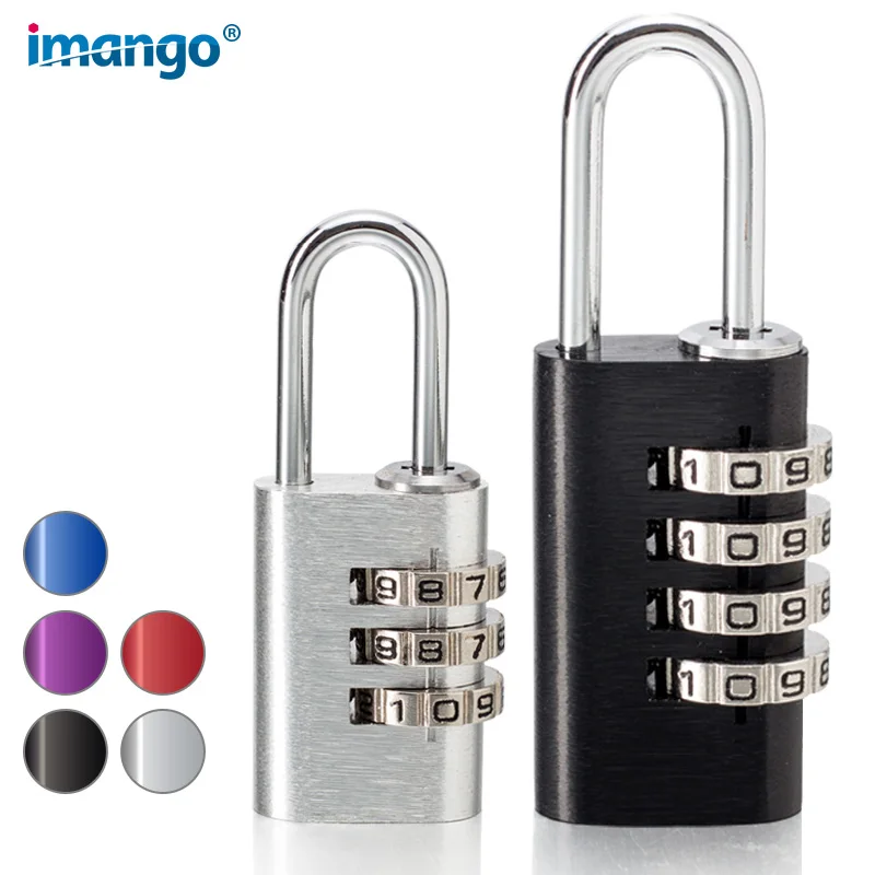 High-Quality Digit Combination Padlock Set Re-settable Combo Lock for School Locker Employee Outdoor Hasp Storage Password Locks |