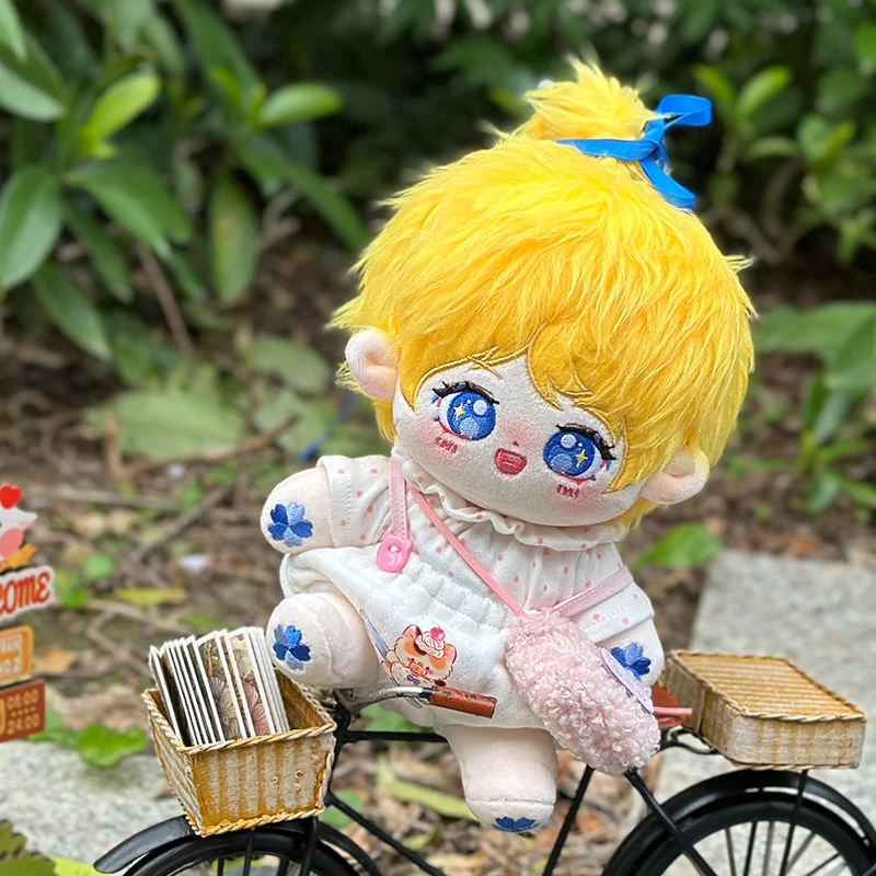 

Оригинальная кавайная плюшевая хлопчатобумажная кукла без атрибутов 20 см со скелетом, игрушка для тела, сменная одежда, косплей, подарок на день рождения Kpop