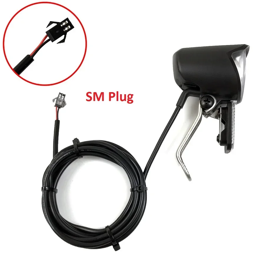 6-60 В светодиодный передний фонарь для электровелосипеда универсальная фара