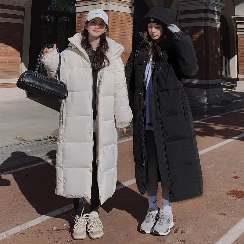 Winter Coat for Women New Parkas Jackets Korean Fashion Loose Long Oversize Bread Clothes Cotton Jacket Thickening Warm