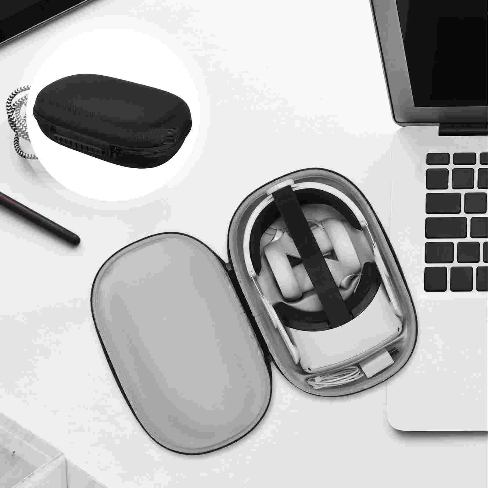 

Portable VR Headset Carrying Pouch VR Headset Storage Case VR Gaming Headset Bag Hard Organizer Compatible for quest 2