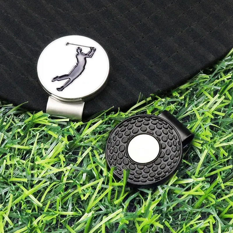 Pattern Hat Clip Golf Ball Marker Hat Clip Durable Stable Fo