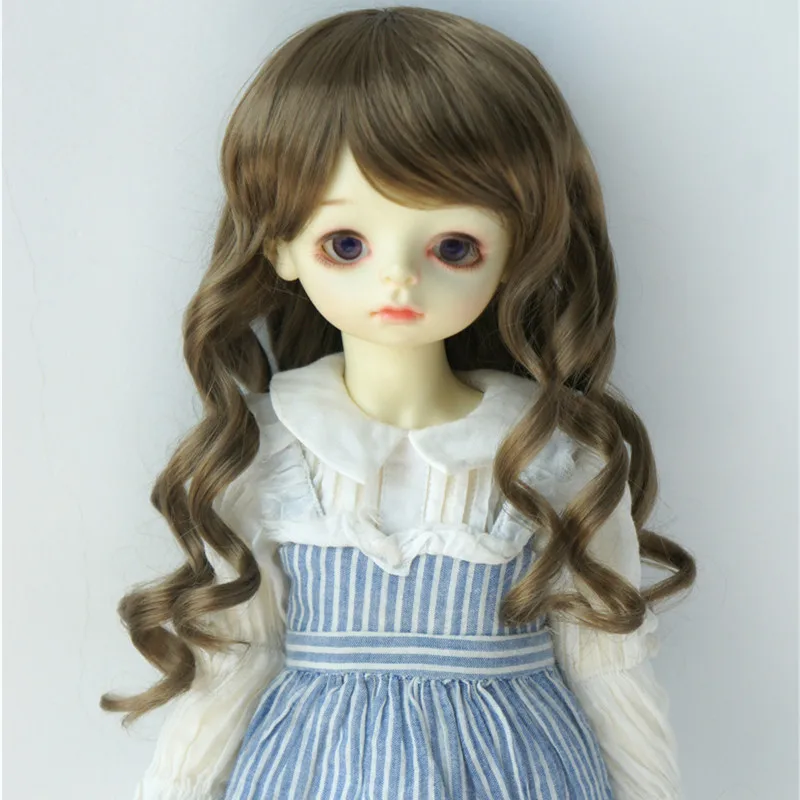 Jusuns JD154 1/8 OB11 1/6 1/4 1/3 Long Lady Wave Synthetic mohair BJD Wigs 6-7inch YOSD 7-8inch MSD 8-9inch SD Doll accessories