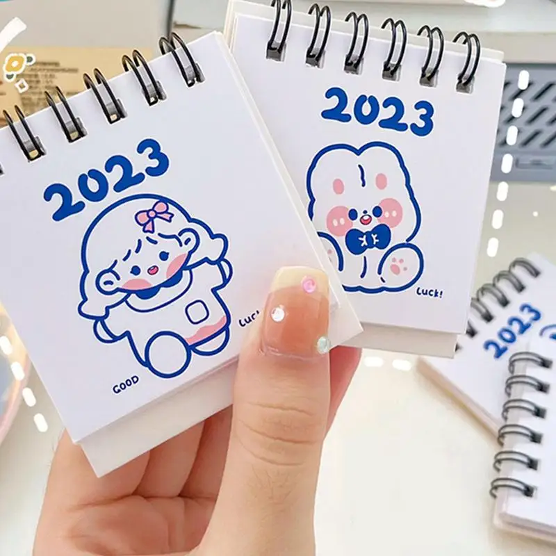 

2022-2023 Mini Desk Calendar Office Tables Desk Decoration Daily Table Planner Yearly Agenda Organizer Mini Stand Calendar