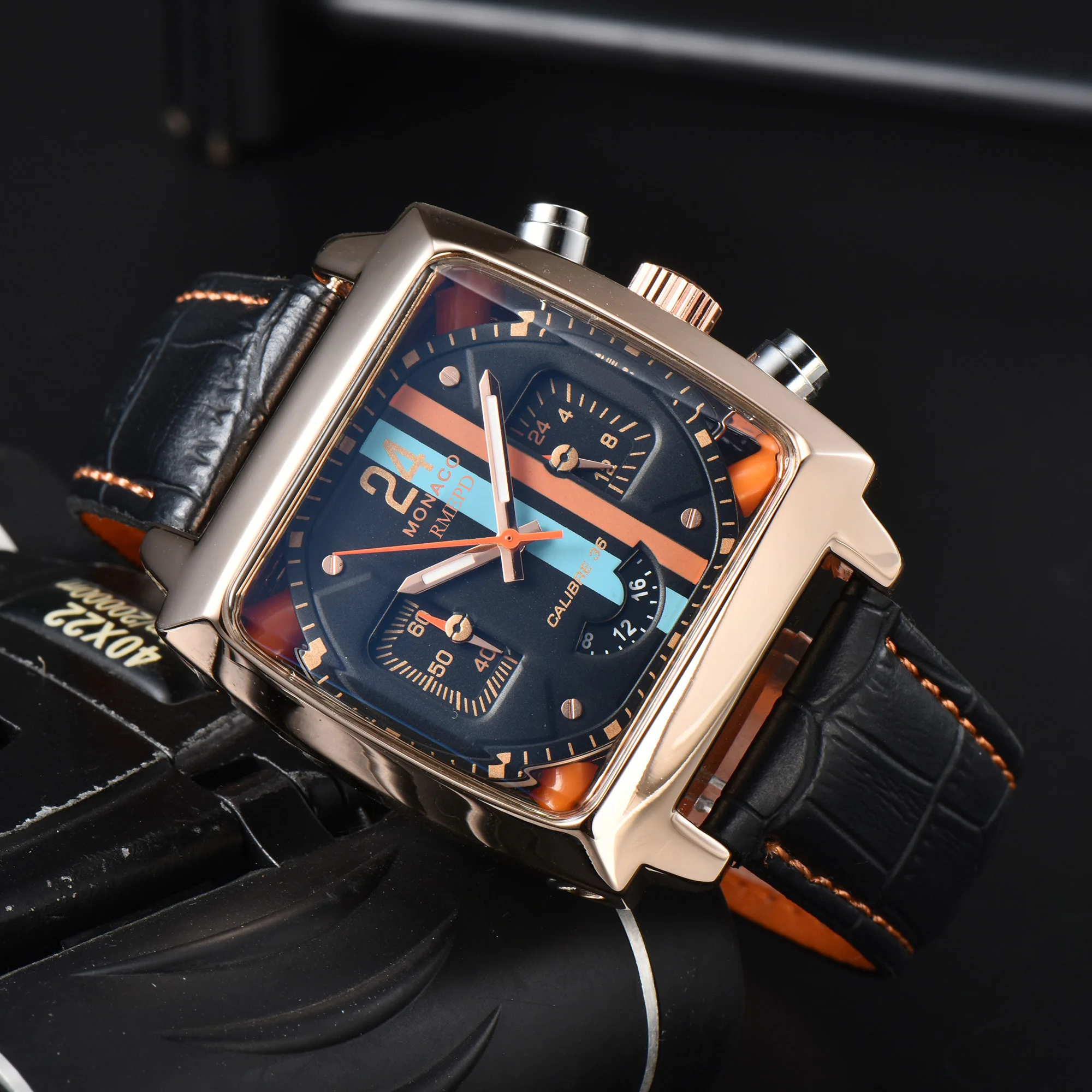 

Original Brand Watches For Men Classic Multifunction Full Stainless Steel Watch Business Chronograph Automatic Date AAA Clocks