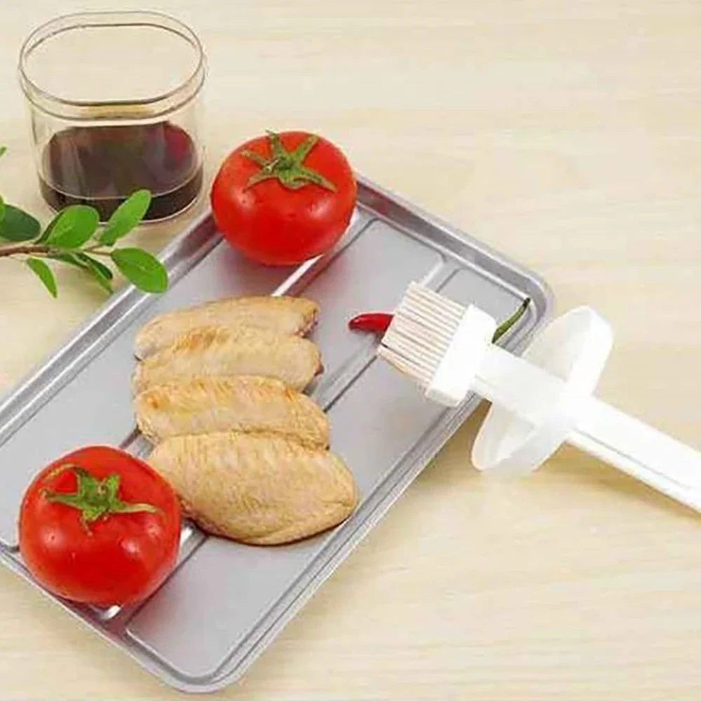 Щетка Для Барбекю Из Нержавеющей Стали Серебряная Масляная Силиконовая Бутылка