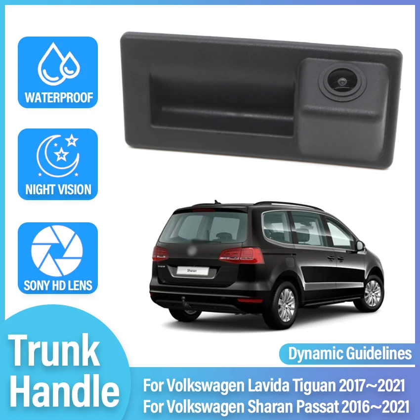 

Автомобильная камера заднего вида 1080P HD с функцией ночного видения и углом обзора 140 °, ручка багажника для Mercedes Benz A180, A200, A260, GLK 300, X204, динамическая траектория