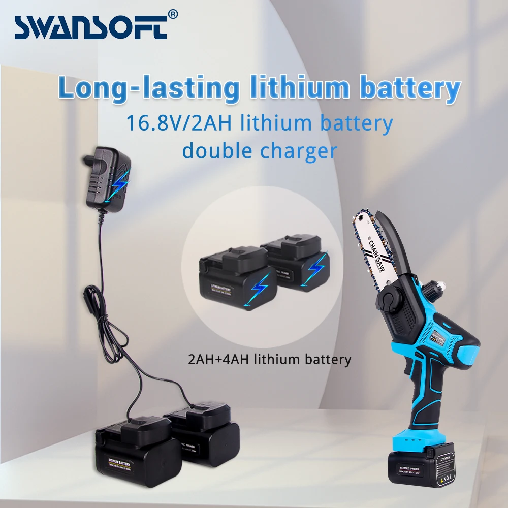 16 8 V Портативная Мини электрическая пила для обрезки ручной садовой