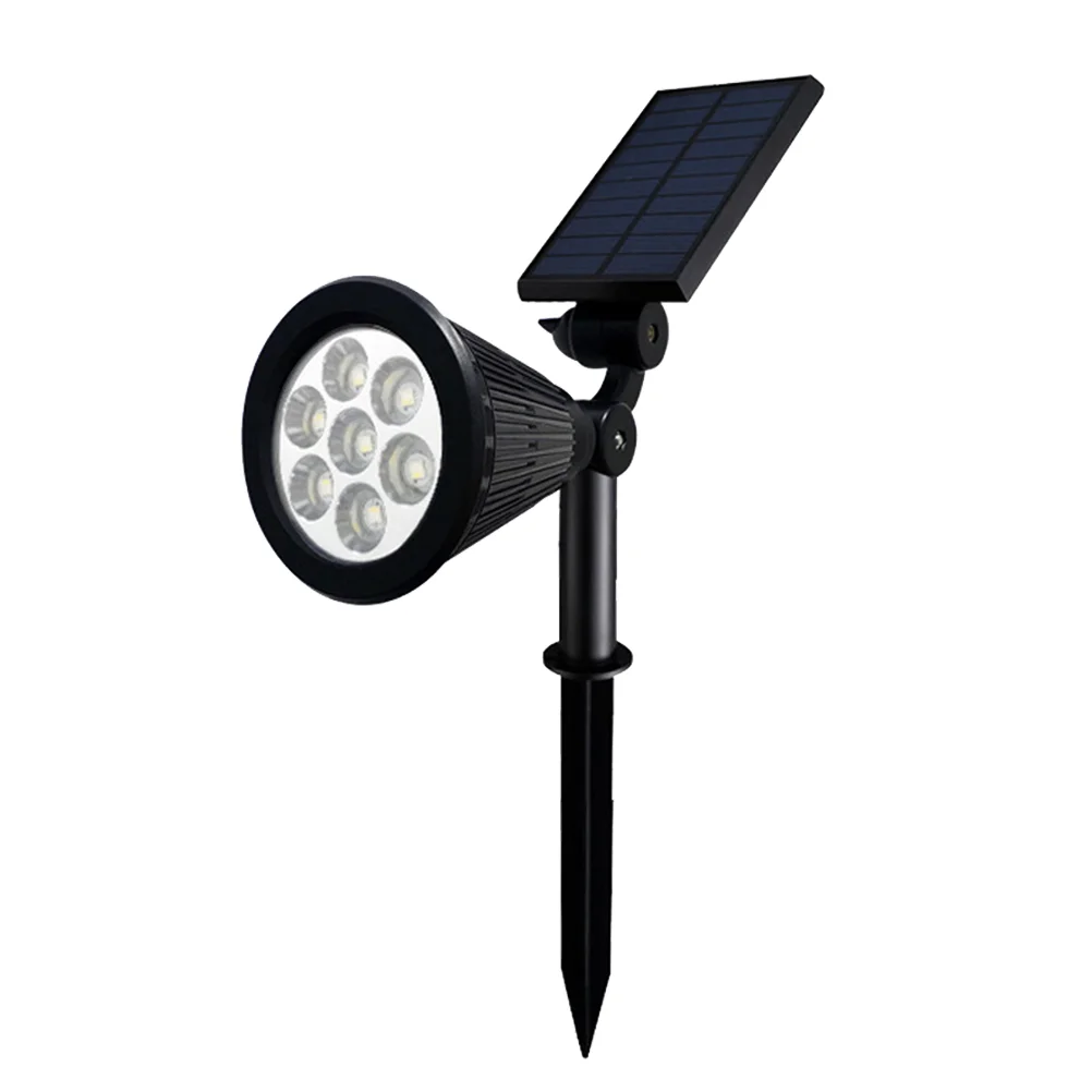 

2PCS 7 5W RGB Solar Lawn Spotlight Outdoor Garden Garden Lights Plug-in Landscape Lights(Colorful)