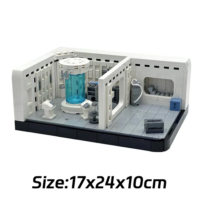 Модель Звёздного фильма Moc строительные блоки эхо-база технология медицинского