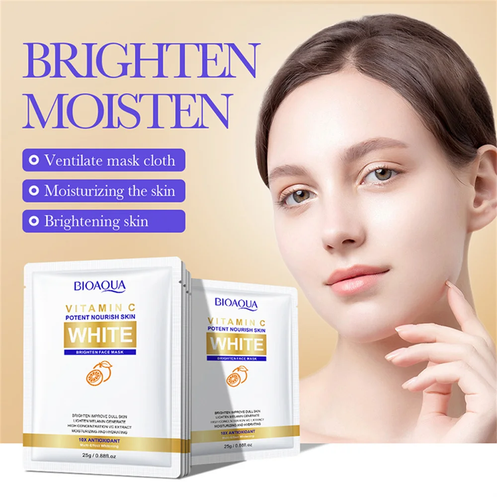 

Vitamin C Whitening Facial Essence Moisturizing And Brightening Tighten Hydrating Repair Soothe Soften Improve Skin Tone Moist