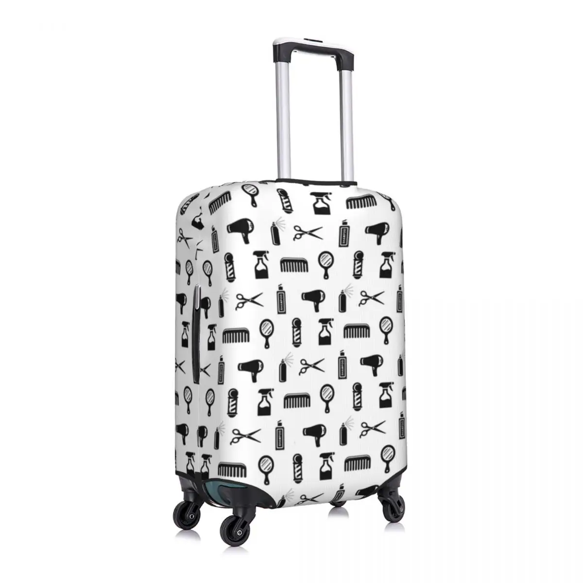 

Salon Barber Hairdresser Luggage Cover Spandex Suitcase Protector Fits 19-21 Inch