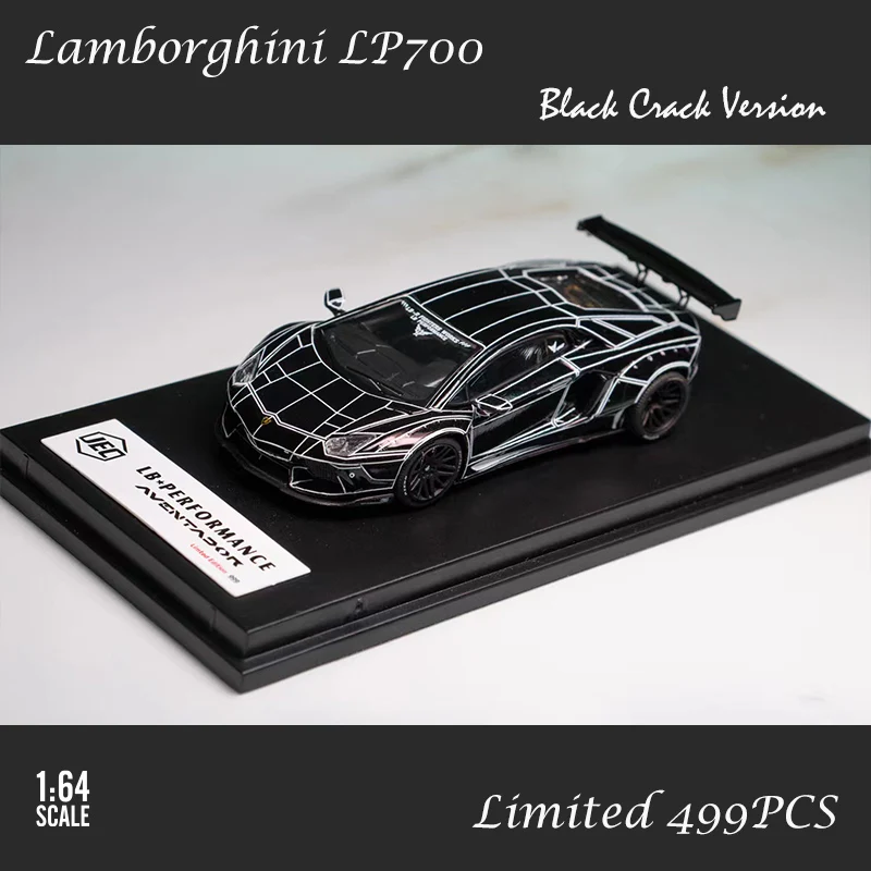 

JEC 1:64 Model Car Lamborghini LP700 Alloy Die-cast Running Vehicle Limte 499PCS - Black Crack Coating