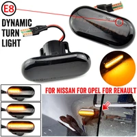 sequential flashing led turn signal side marker light for dacia duster dokker lodgy renault megane 1 clio1 2 kangoo espace smart