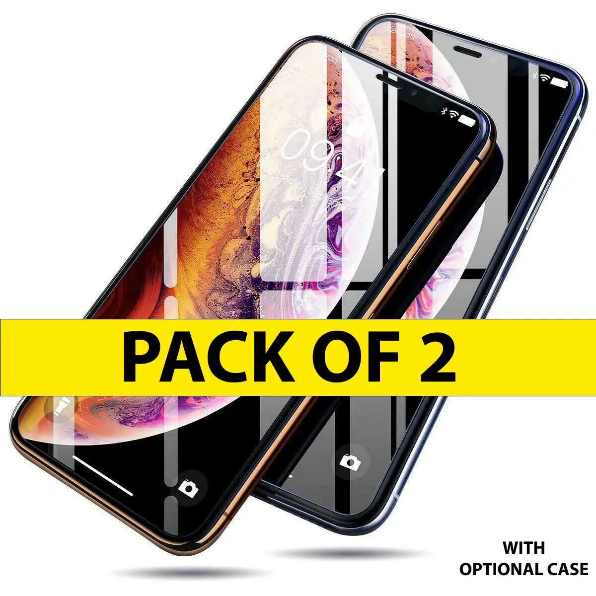 

Tempered Glass Screen Protector & Cover For iPhone 12 XS Max XR XS 11 Pro SE 2