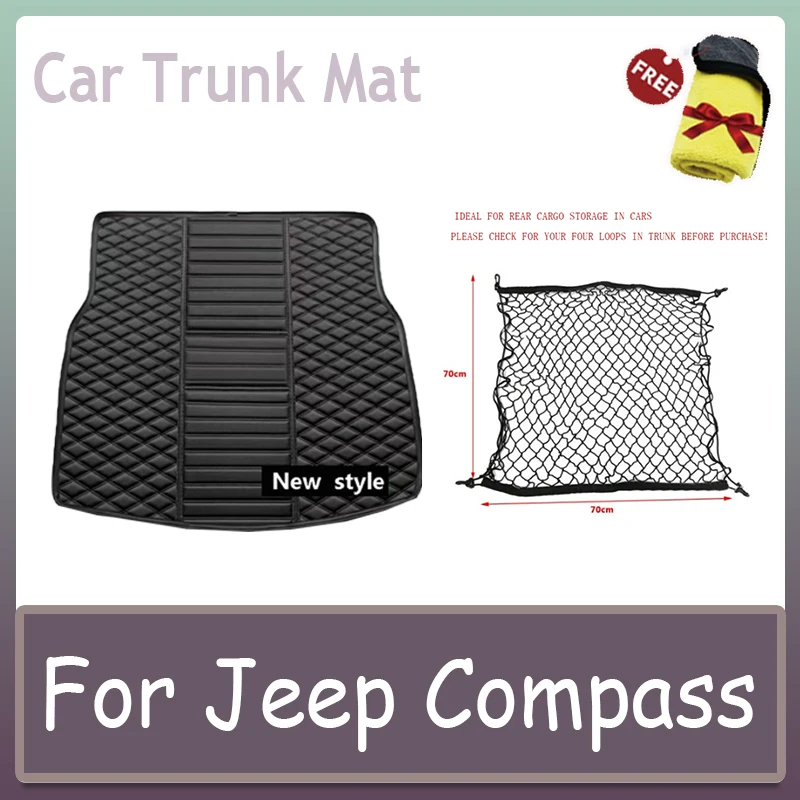 Автомобильный коврик для Jeep Compass MP 552 2017 ~ 2022 кожаный водонепроницаемый