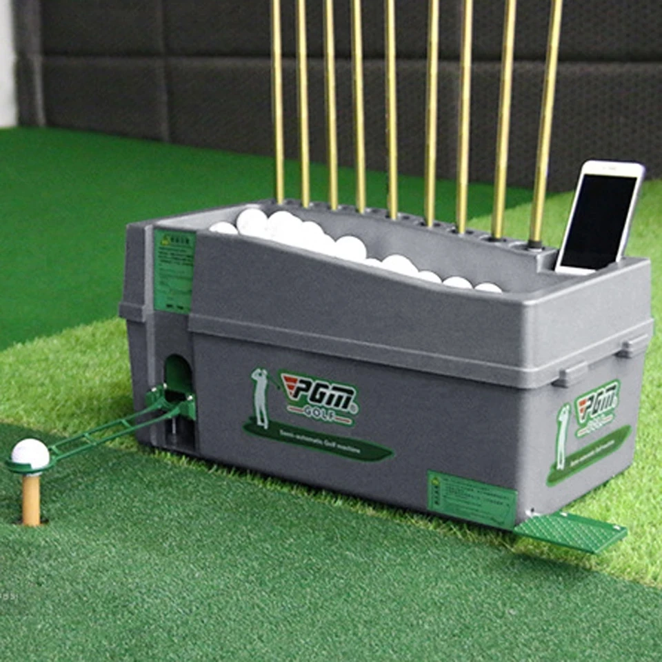 Automatic Server Pitching Machine Robot Box Swing Trainer Club Rack Can Hold 60-100 Balls